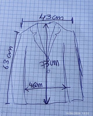 Traje chaqueta y pantalón a cuadros, azul