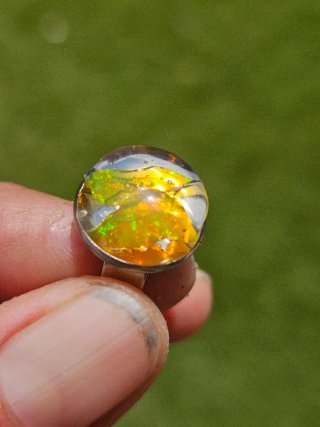 Anillo Ópalo Etíope Multicolor
