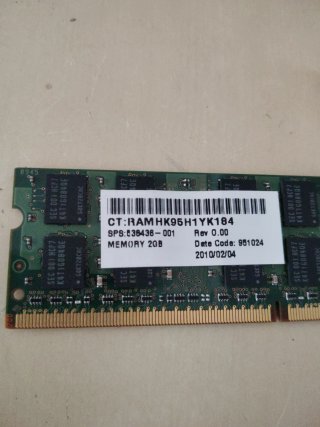 2GB RAM DDR2 SODIMM SAMSUNG