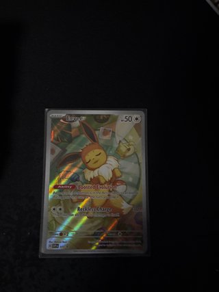 Eevee Carta Pokémon Prismatic Evolutions