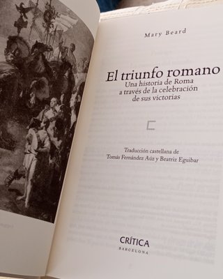 'El triunfo romano', Mary Beard (Crítica, 2008)