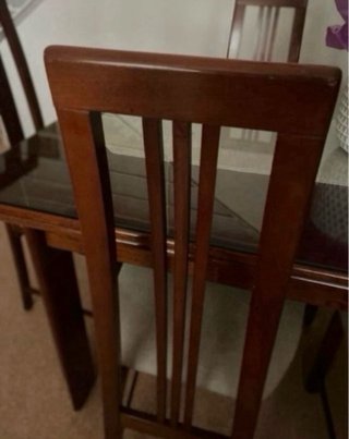 6 Sillas Comedor Madera Tapizadas