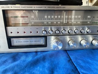 Lenox Tocadiscos 4 en 1 Cassette/8-Track/Radio