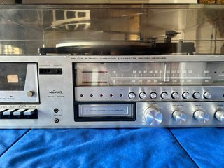 Lenox Tocadiscos 4 en 1 Cassette/8-Track/Radio