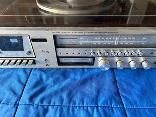 Lenox Tocadiscos 4 en 1 Cassette/8-Track/Radio