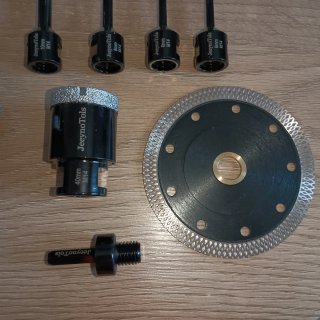 Juego de brocas de diamante