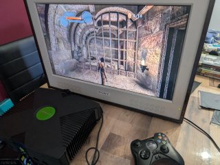 Lote Xbox Clásica+7 Juegos+Mandos + Pistola Hais