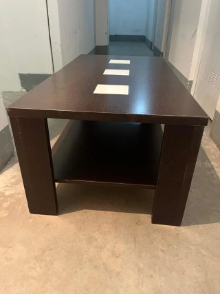 Mesa de centro madera y cristal