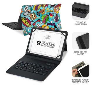 Funda SUBBLIM con Teclado Keytab Pro BT (NUEVA)