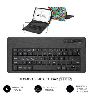 Funda SUBBLIM con Teclado Keytab Pro BT (NUEVA)
