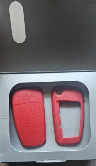 Funda de cuero original para llave Audi, nueva.