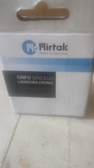 Grifo lavadora cromado
