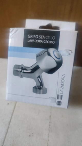 Grifo lavadora cromado