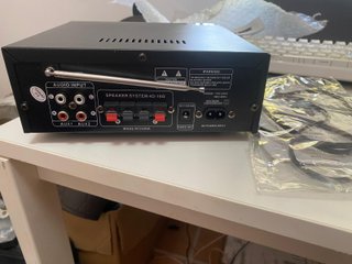 Amplificador Estéreo AK55 Bluetooth USB/TF