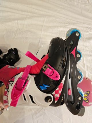 Set Patines Niña Talla 33-36 Ajustable