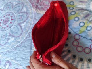 Neceser pequeño rojo