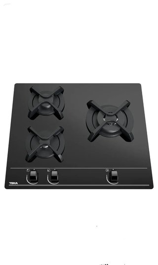 TEKA Placa de Gas Butano 60 cm negro