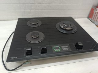 TEKA Placa de Gas Butano 60 cm negro