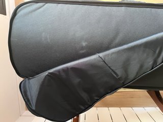 Funda Viola 42cm o menos, tipo mochila