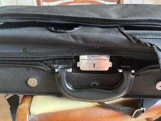 Funda Viola 42cm o menos, tipo mochila