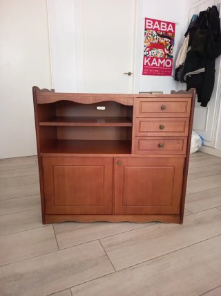 Mueble cajonera de madera