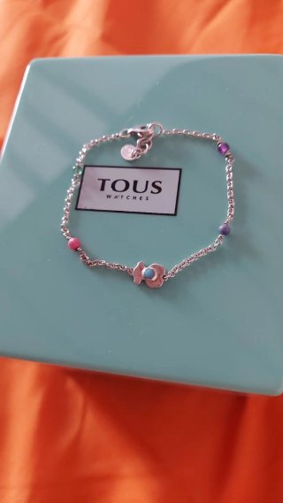Pulsera Tous Plata y Gemas Multicolor