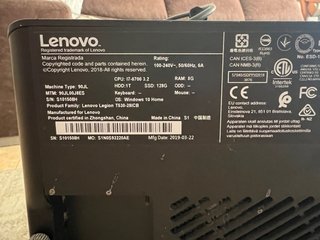 Torre Gaming Lenovo Legion Negra