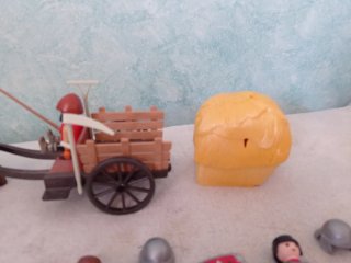 Playmobil Carro Paja y Romanos