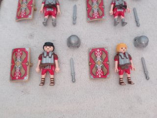 Playmobil Carro Paja y Romanos