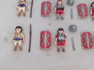 Playmobil Carro Paja y Romanos