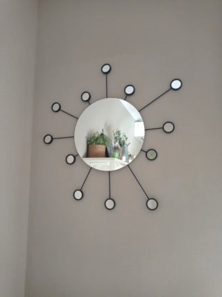 Espejo Decorativo Sol Negro