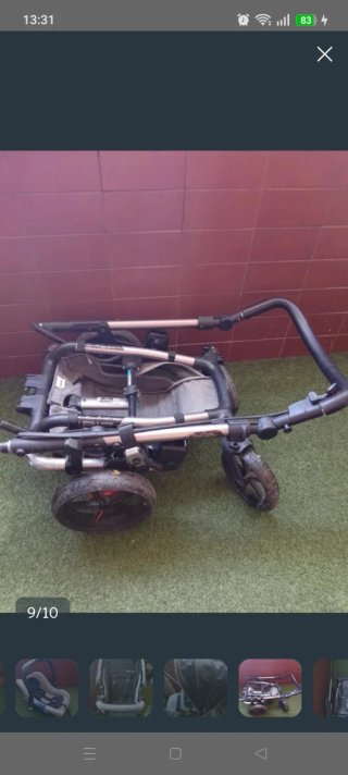 Carro con capazo, silla y Maxicosi