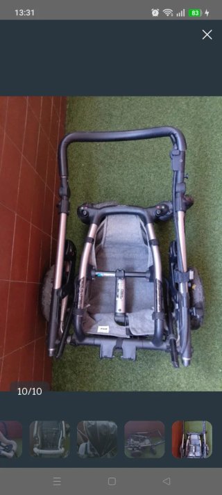 Carro con capazo, silla y Maxicosi