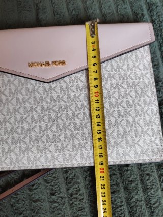 Michael Kors Pochette Jet Set Rosa/Bianco