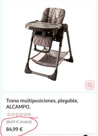 Trona de Bebé. NUEVA.