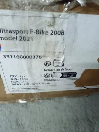 Bicicleta Estática Plegable hasta 130 KG