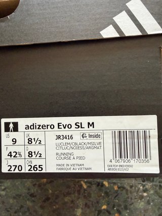 Adidas Adizero Evo SL Zapatillas Hombre 42 2\3