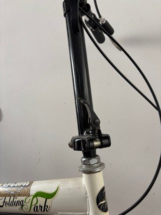 Bicicleta Plegable Blanca