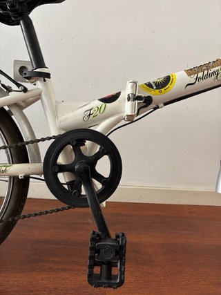 Bicicleta Plegable Blanca