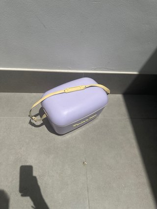 Nevera Polarbox Morada y Beige