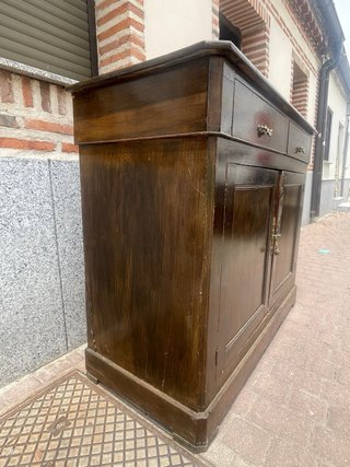 Aparador/Alacena Baja Madera y Metal