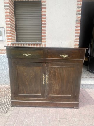Aparador/Alacena Baja Madera y Metal