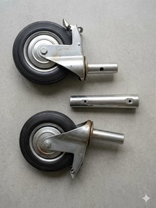 Ruedas de andamio 20cm (tenemos 6 unidades)