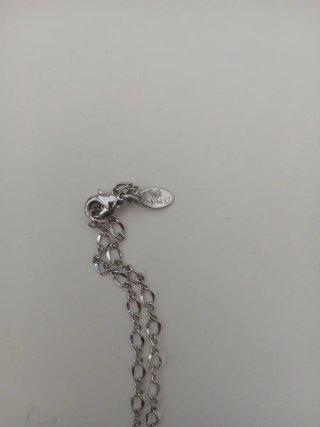 Collana con libellula in acciaio inox