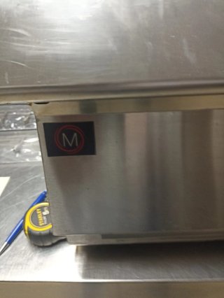 Plancha de gas profesional 65x61x35 cm