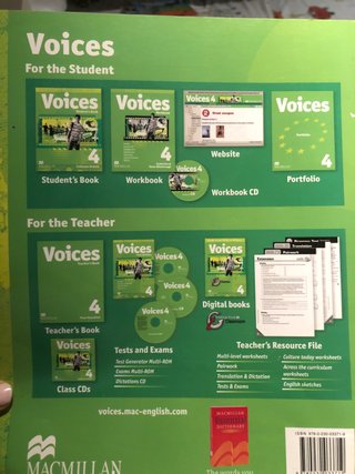 Pack 2 libros Inglés 4ESO MACMILLAN Voices