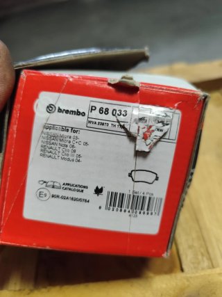 Pastillas Freno Brembo Renault Clio/Nissan Micra