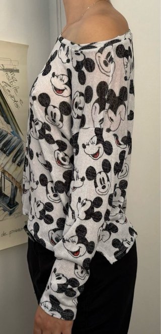 Blusa Mickey Mouse manga larga