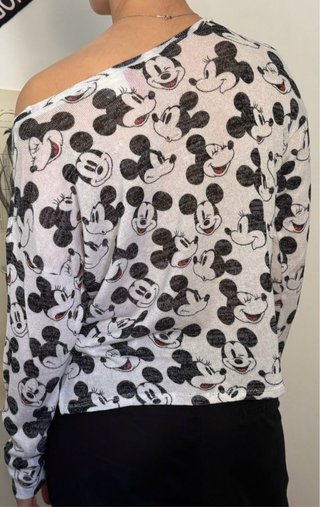 Blusa Mickey Mouse manga larga