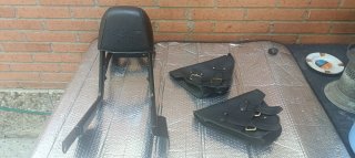 Respaldo y Soporte Baúl Honda Shadow 125 VT.